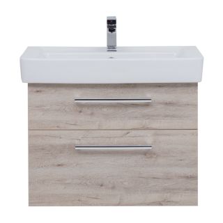 Тумба подвесная Dreja.Rus Q MAX 80 под умывальник Q-80, дуб кантри